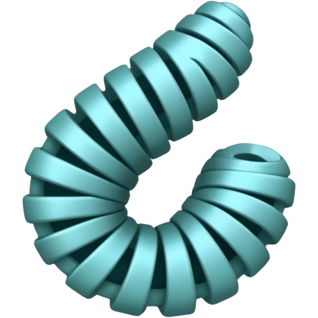 I need something that looks like mRNA. mRNA is single stranded DNA. So it should be half of a double helix emoji