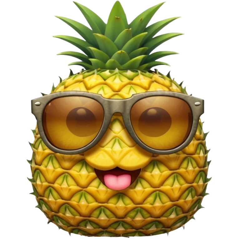 pineapple with sunglasses emoji