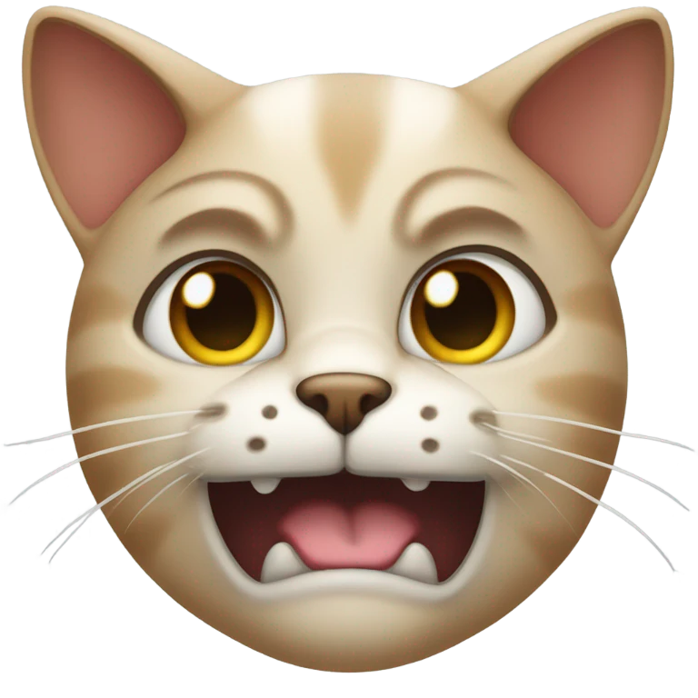angry cat emoji