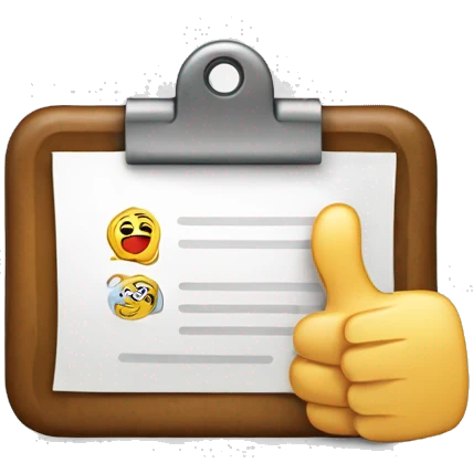 Approval Emoji 
Usage: To signify document approval or endorsement.
Design Idea: A document with a checkmark or a thumbs up. emoji