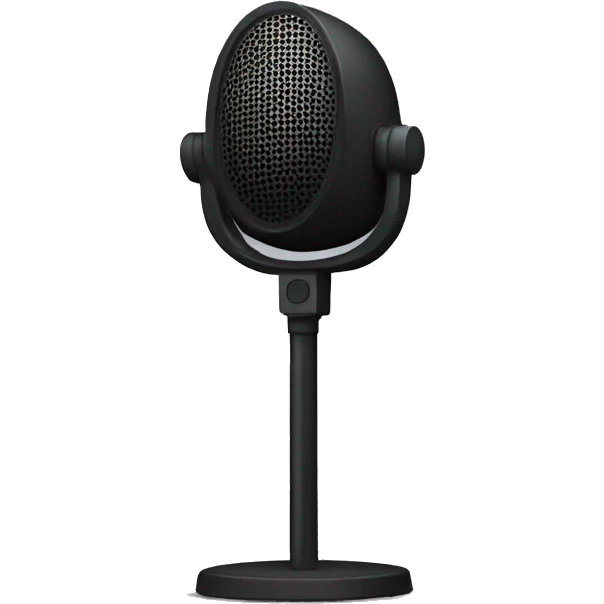 Black background speaking in loudspeaker  emoji