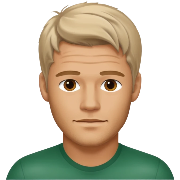 Trevor Donovan with Italian man with salt and pepper hair emoji