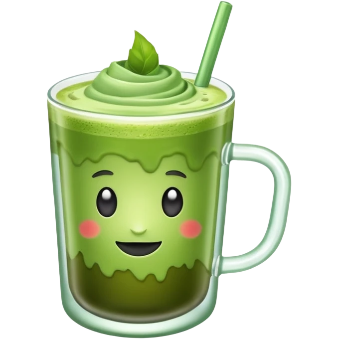 iced earl grey matcha emoji