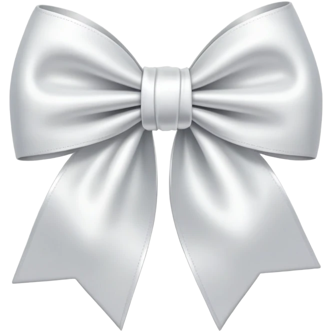 white bow emoji