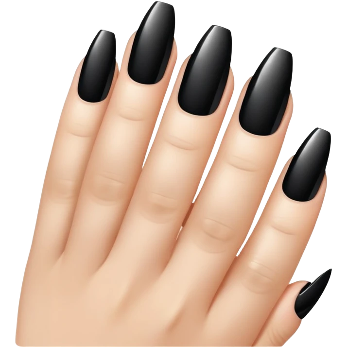 black nails emoji