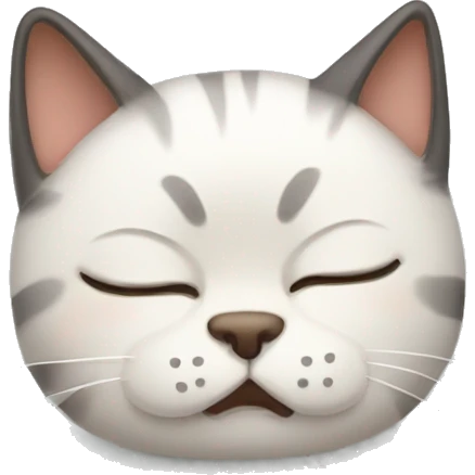 Sleepy cat  emoji