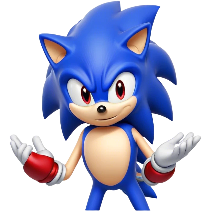 Mach einen der aussieht wie sonic the hedgehog emoji