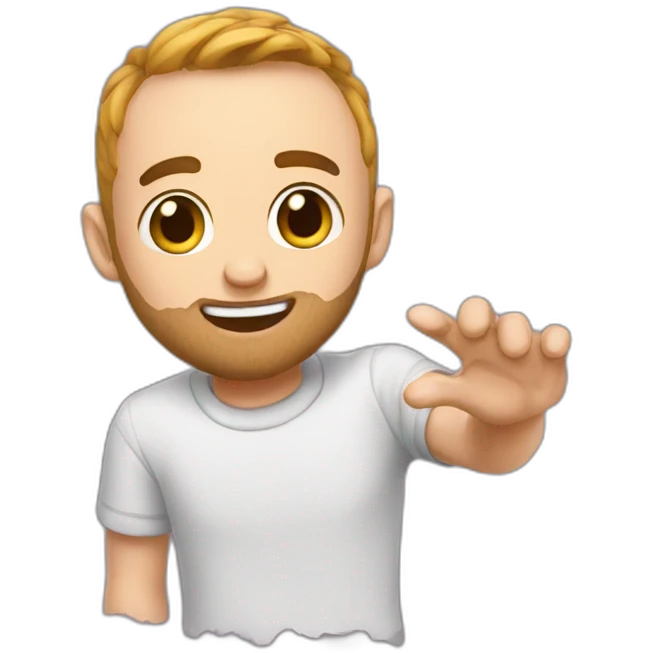 Squeezie avec jumbo emoji