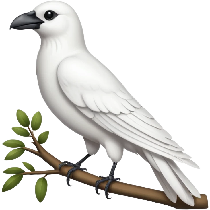 white crow emoji