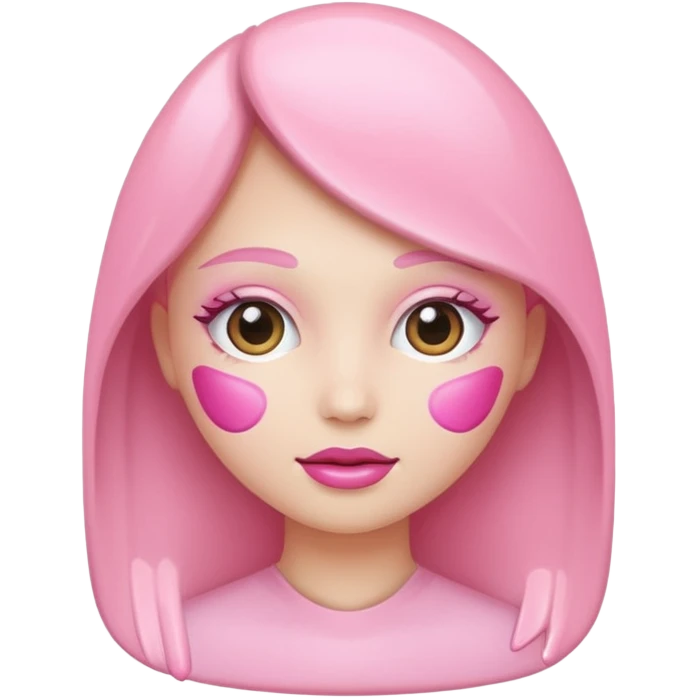 Pink cosmetic emoji