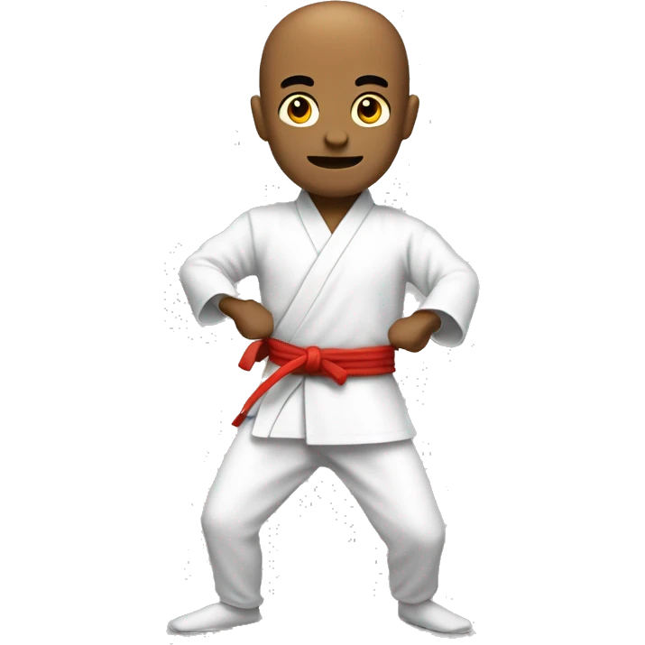 Kung Fu hallo only Body and Face  emoji