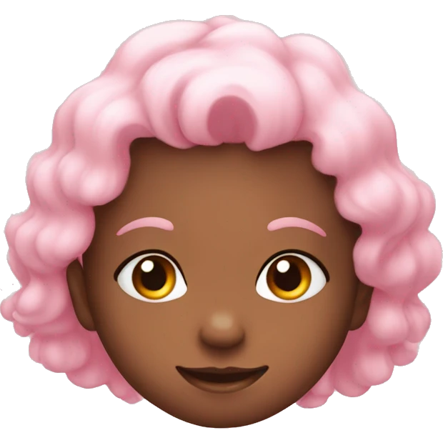 Baby pink hearts emoji