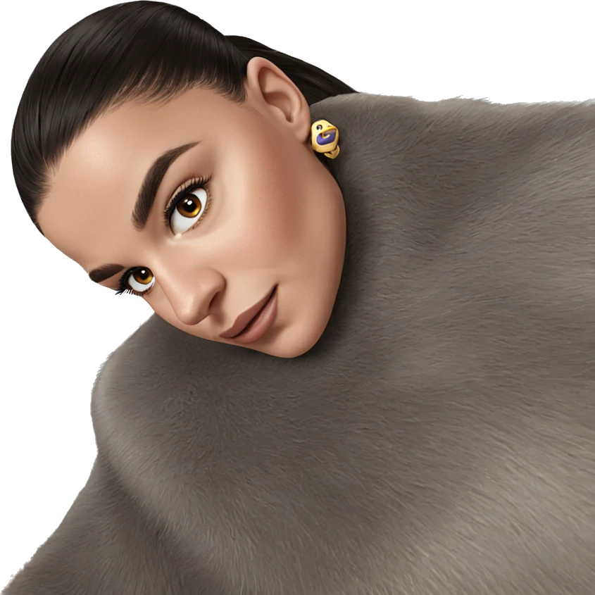 realistic portrait of girl emoji