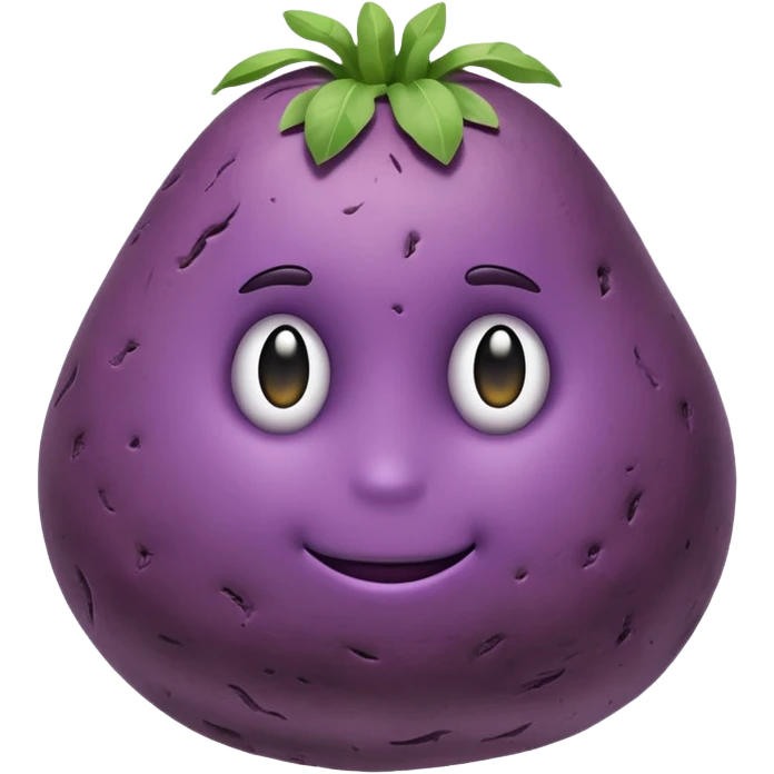 purplw potato emoji