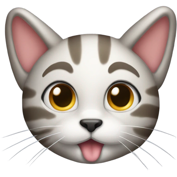 Cat balloon emoji