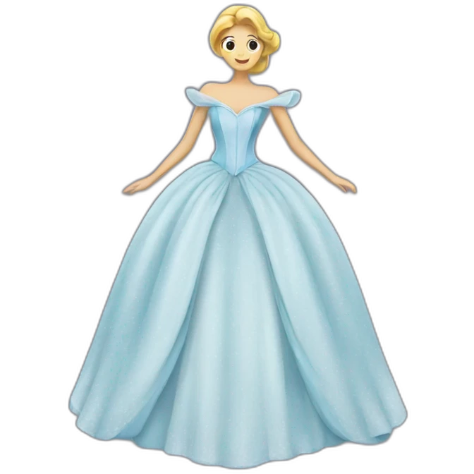 cendrillon robe emoji