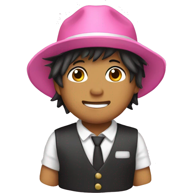 pink coboy hat emoji
