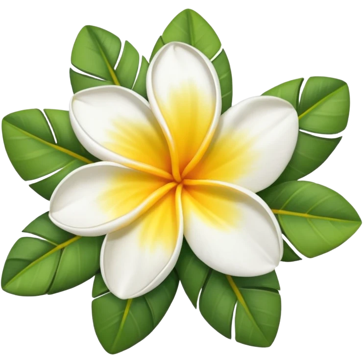 Frangipani emoji