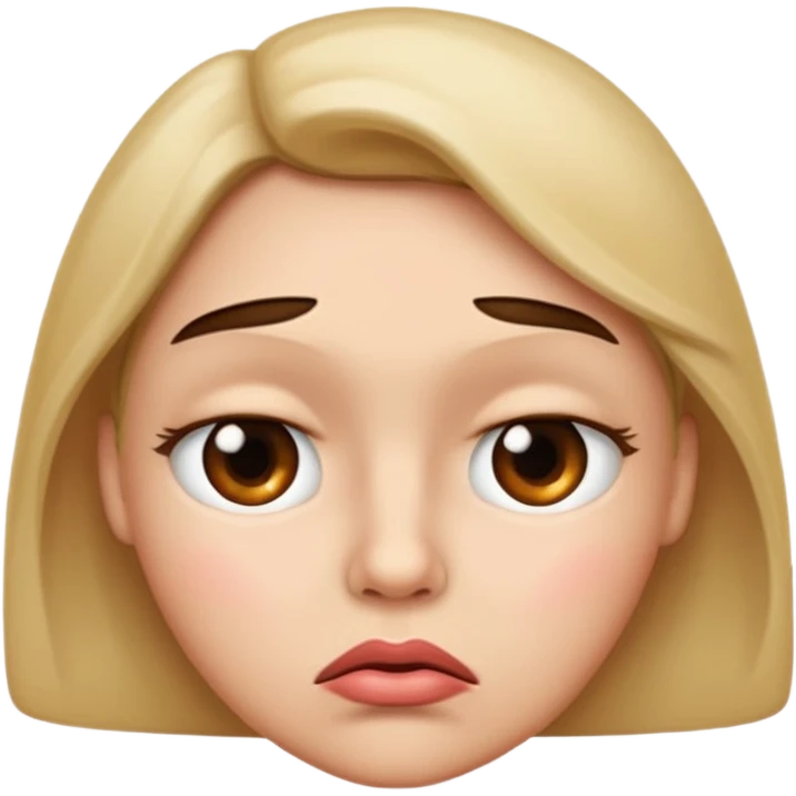 make me a ￼ judgemental face emoji