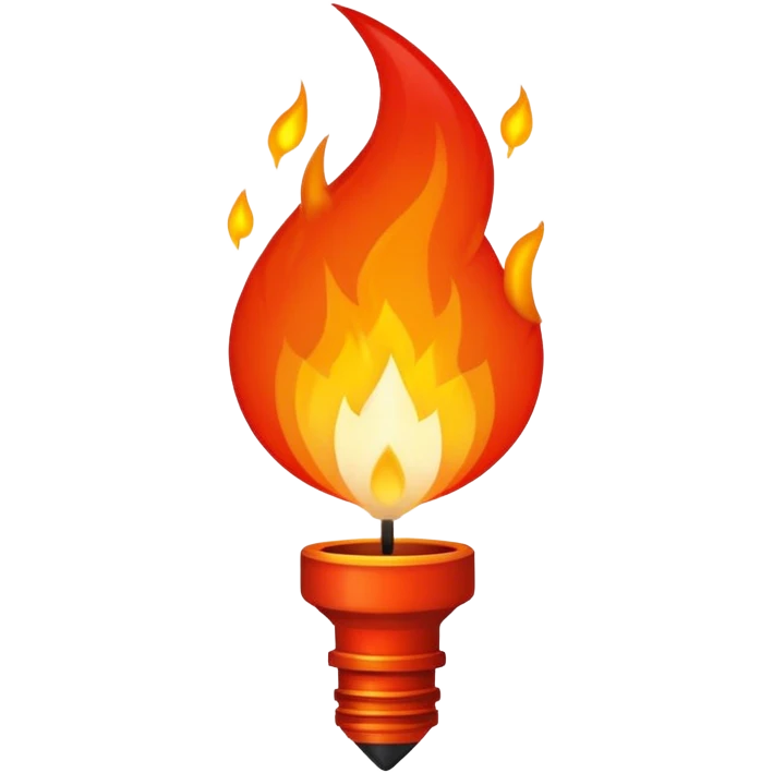 pouvoir ultime en feu emoji