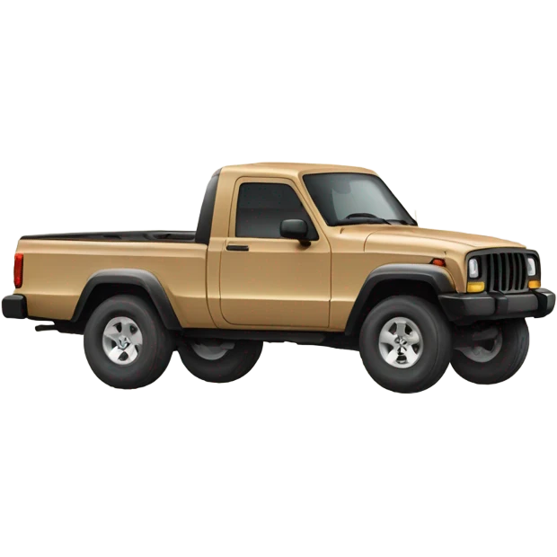 Tan Jeep Comanche emoji