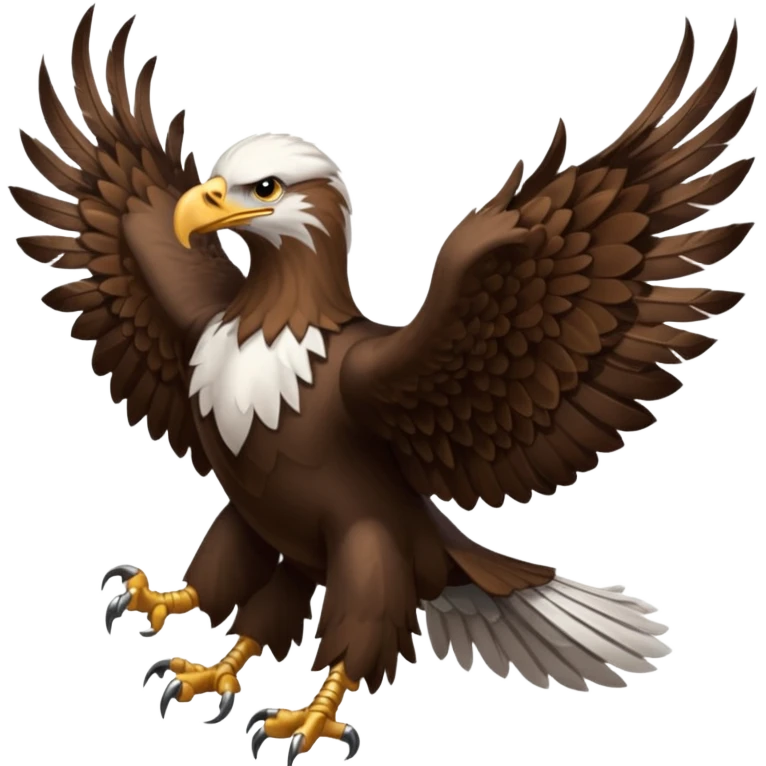 eagle with sword strapped to his back emoji