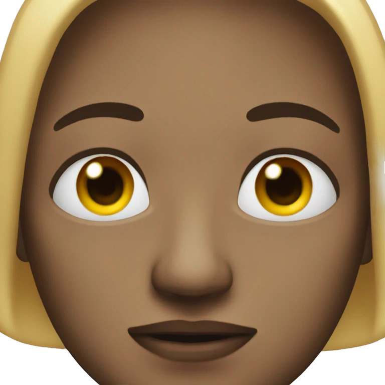 black-eyed person emoji