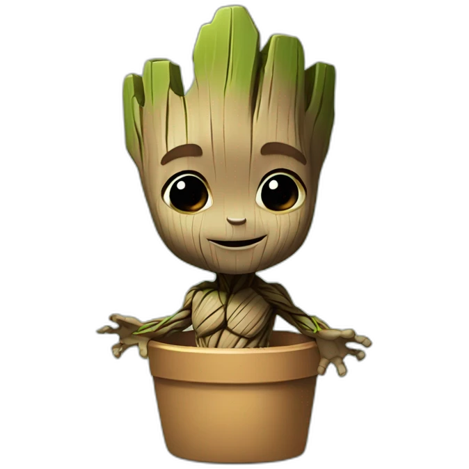 baby groot emoji