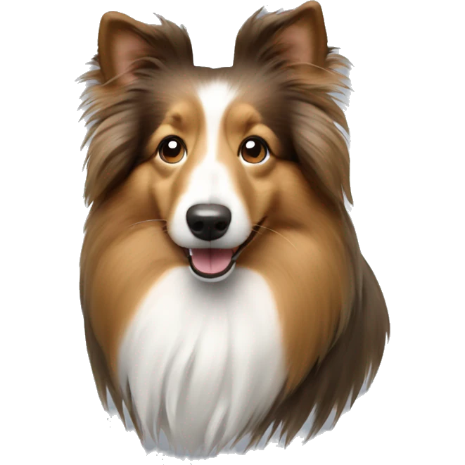 Sheltie dog  emoji