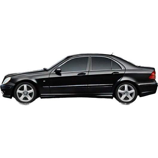 Black Mercedes w203 emoji