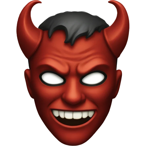 devil mask emoji