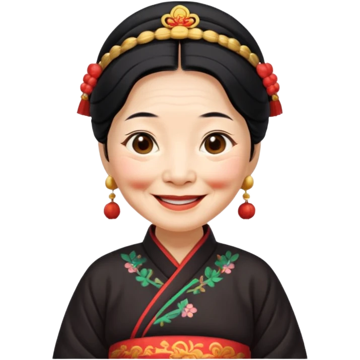 Chinese old woman emoji