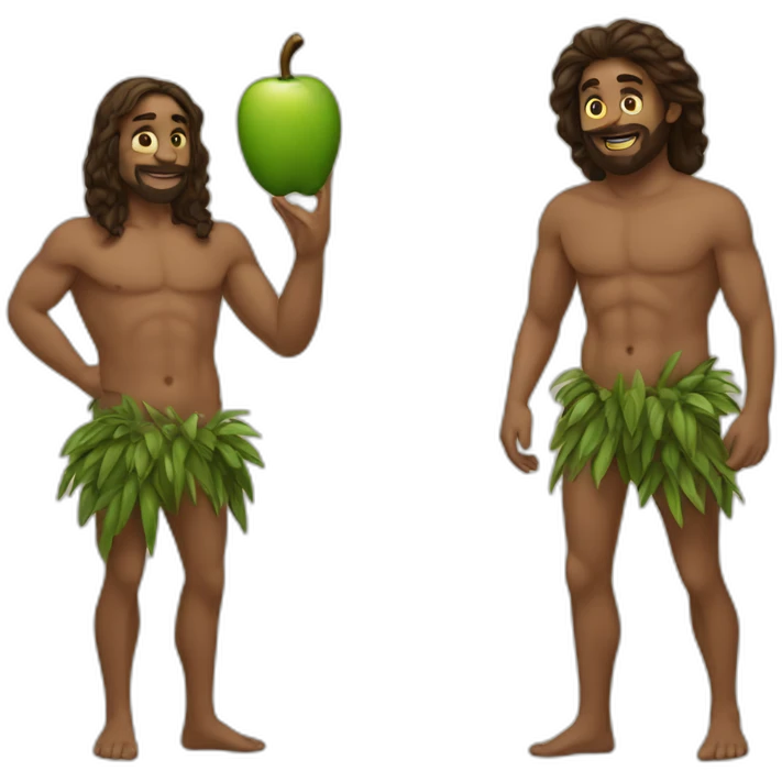 Adam and eve emoji
