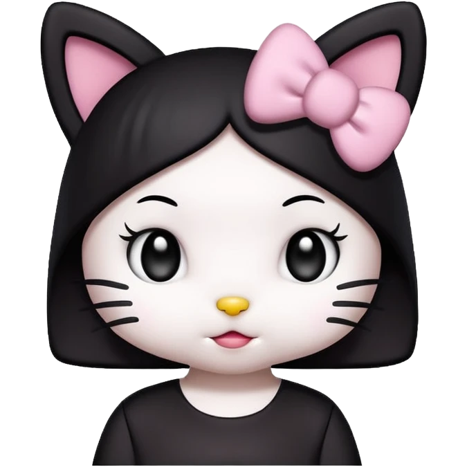 Hello Kitty Kuromi emoji