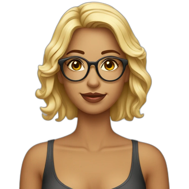 Mulher-Brasileira-oculos-loira emoji