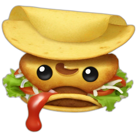 sabo mange un tacos emoji