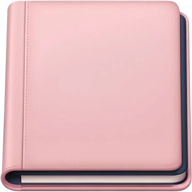 Aesthetic light pink book emoji