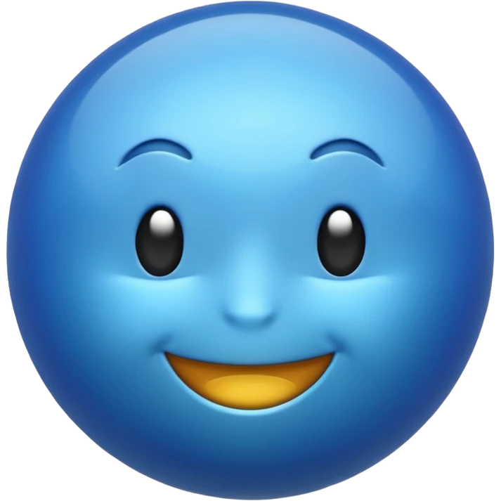 Blue emoji emoji
