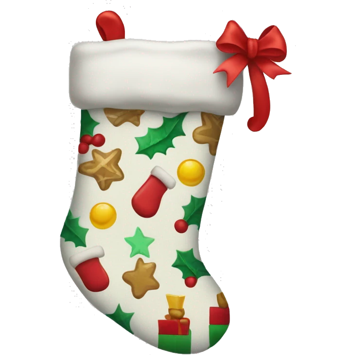 christmas stocking emoji