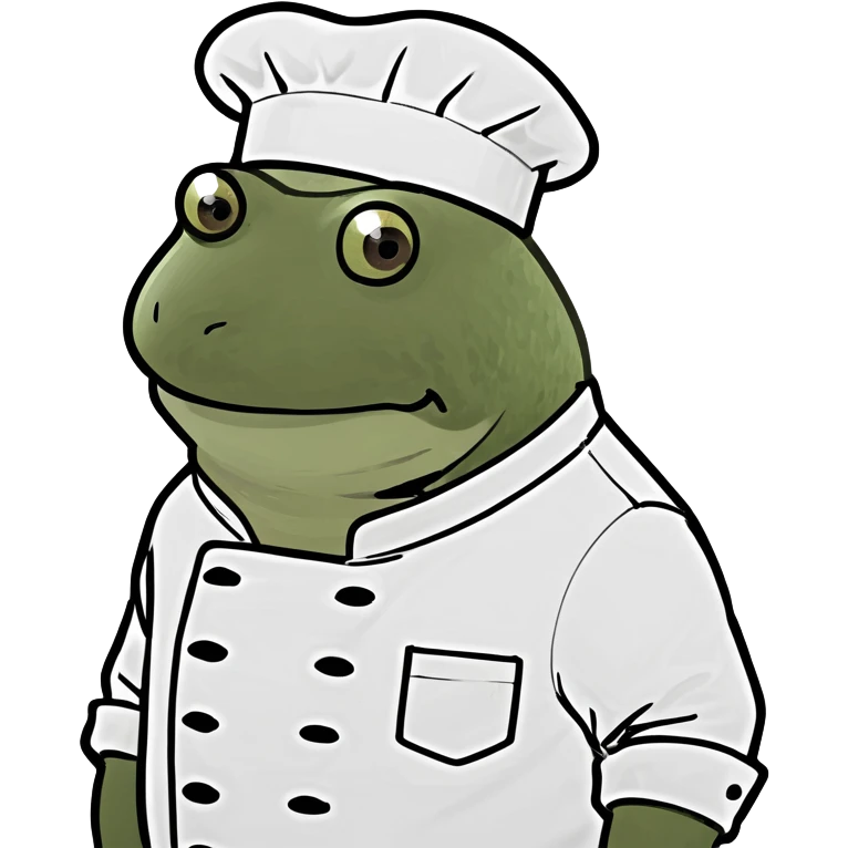 bufo in a chef coat emoji