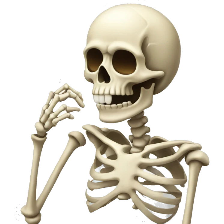 Skeleton emoji