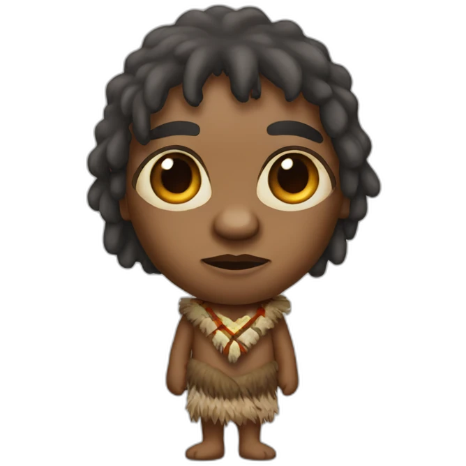 Aborigine is cold emoji