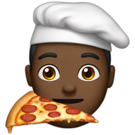 black-pizza emoji