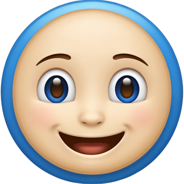 Blue emoji emoji