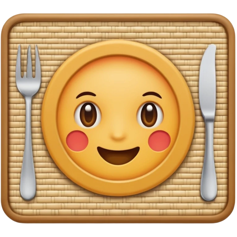Plain Placemat emoji