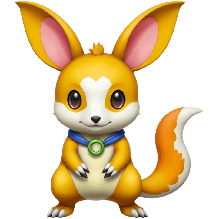 Pancham-Buizel-Minccino-Petilil-Minun-Fakémon-Digimon-fusion-creature emoji