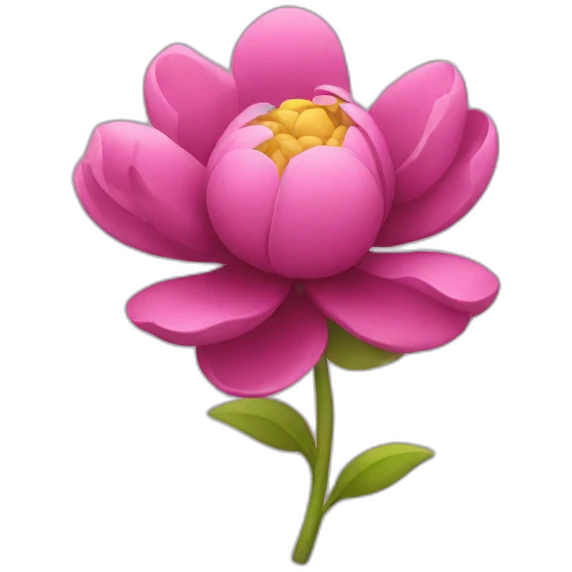 Blooming emoji