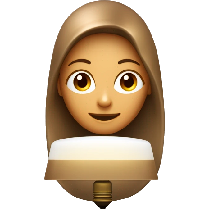 Lampada abbronzante con una ragazza che si abbronza sopra e il logo napa sul lettino emoji
