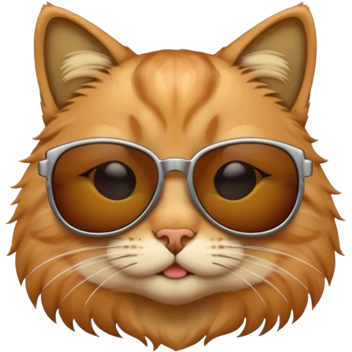 Cat wearing sunglasses emoji