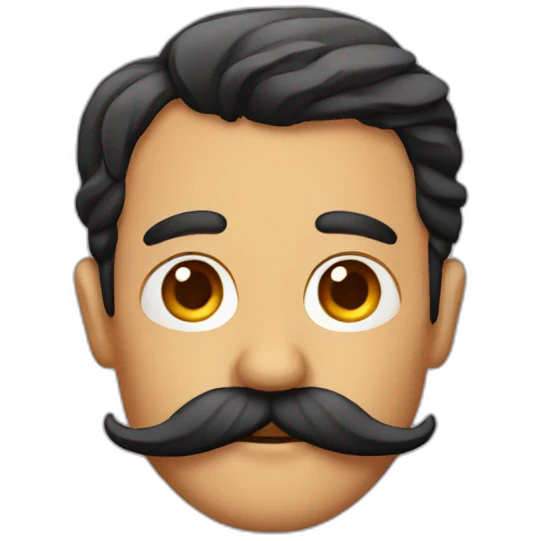 Moustache mexicaine emoji